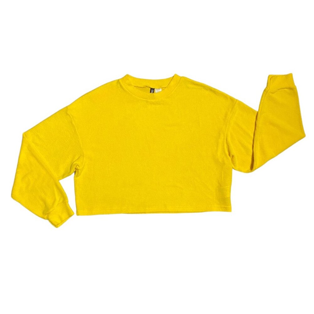 Yellow Sweater Crop
